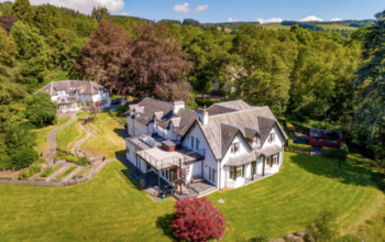 Perthshire mansion complete with stunning countryside views and its own tennis court up for sale for £1.25m