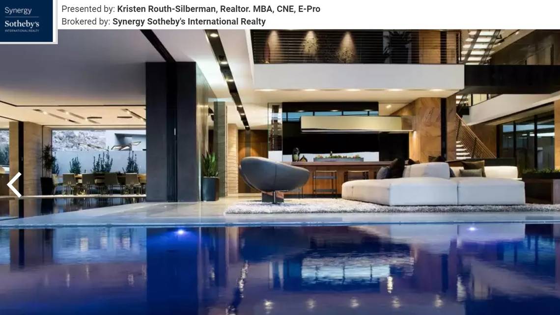 Massive smart mansion with 11-car garage listed for $28 million in Nevada.