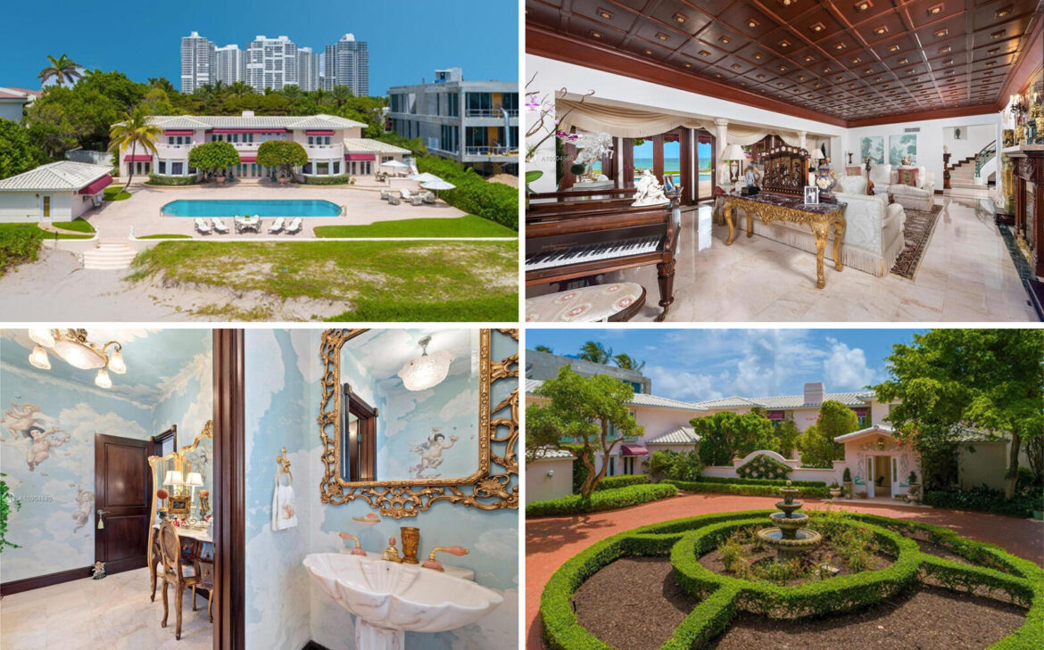 Real estate developer‘s widow sells oceanfront Golden Beach mansion for $22M