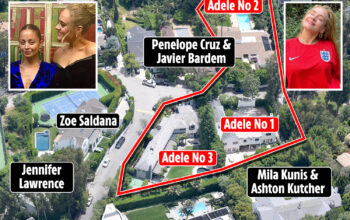 Inside Adele’s £7m LA home after she buys THIRD huge mansion on the same street from pal Nicole Richie