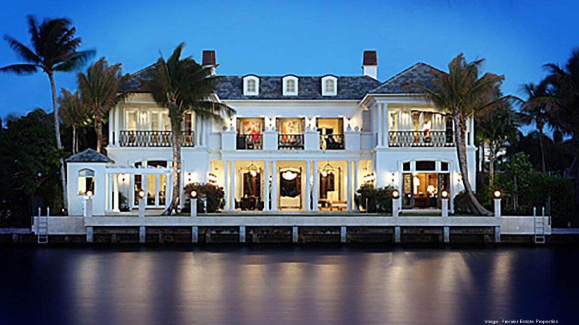 Waterfront mansion in Boca Raton sells for $12.5M