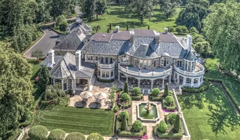 Asking Nearly $13m, This Mendham Mansion Recalls the Excesses of the ...