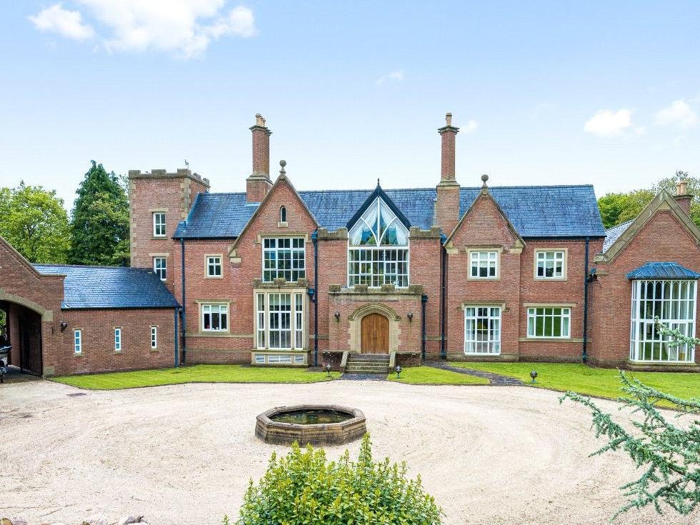 Mind-boggling Fylde super-mansion with swimming pool built for 23-year-old lottery winner on the market