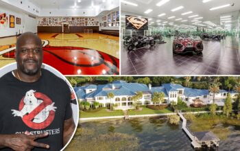 NBA legend Shaquille O’Neal’s £12m Florida mansion still on market and undergoes huge makeover with price slashed by £8m