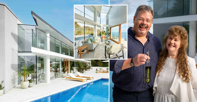 Dad-of-five wins incredible £3million mansion with £25 prize draw ticket