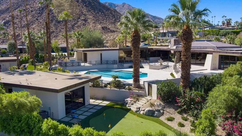 Desert Delight! $11.8M Palm Springs Mansion Is Perfectly Remodeled