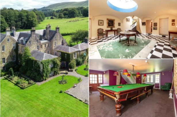 Amazing £2.2m historic Ayrshire mansion for sale – complete with 15 bedrooms, 11 bathrooms & stunning countryside views