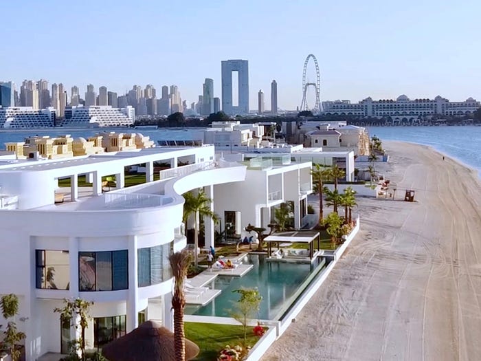 A 10-bedroom Dubai mansion that sold for $76.2 million has set a real-estate record for the city