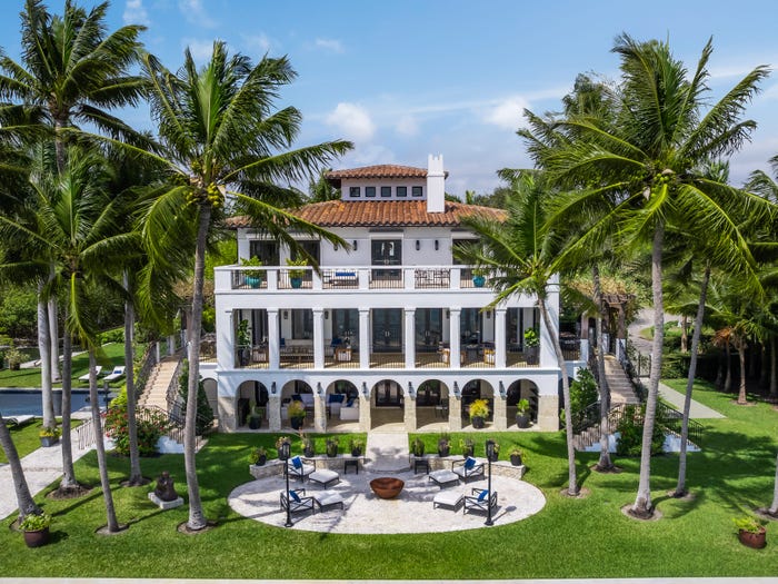 A Miami mansion with 300 feet of waterfront is on the market for $48 million — 50% more than its original listing price.
