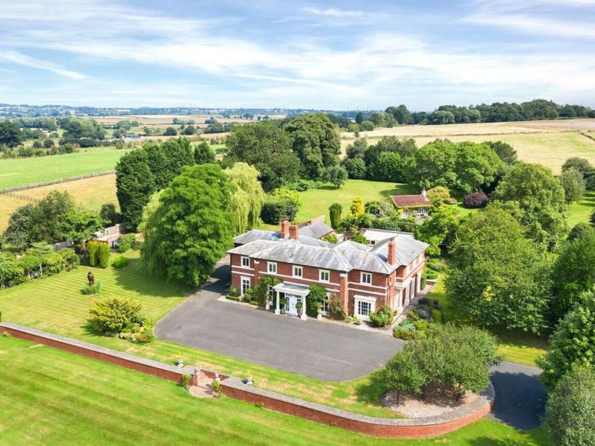 Plush mansion in heart of countryside up for sale