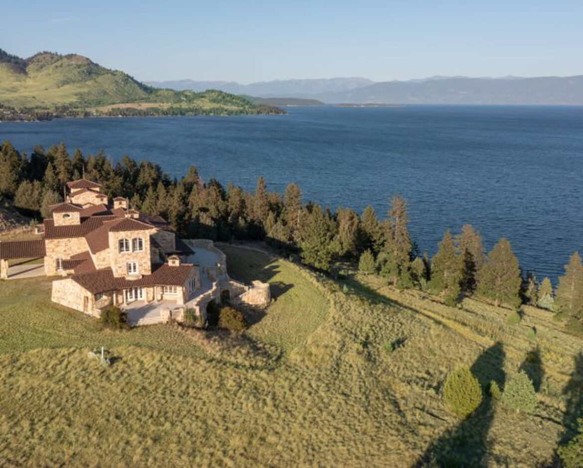 $72M Island with unfinished mansion for sale; no charge for lake monster