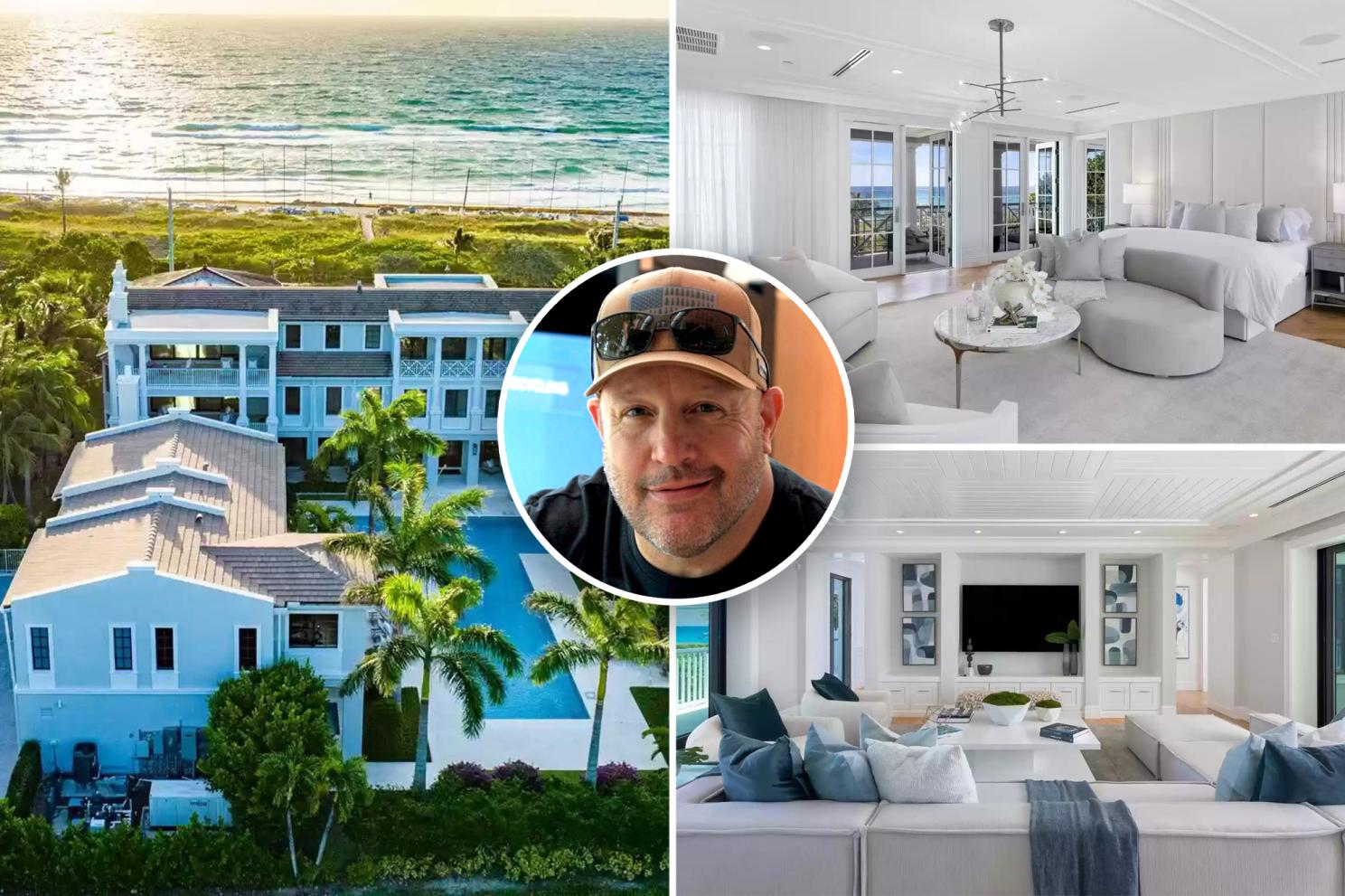 Kevin James lists Florida mansion he bought last year for $20M