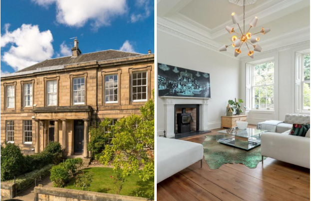 Stunning Edinburgh mansion with ‘secret’ apartment goes up for sale