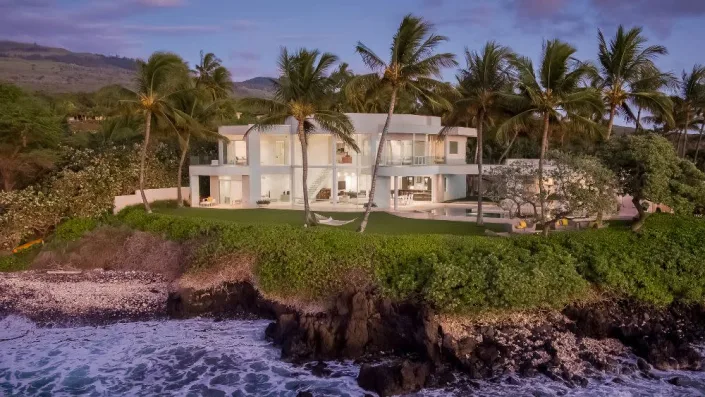 This $35 Million Waterfront Mega-Mansion in Maui Has an Observation Deck for Whale-Watching