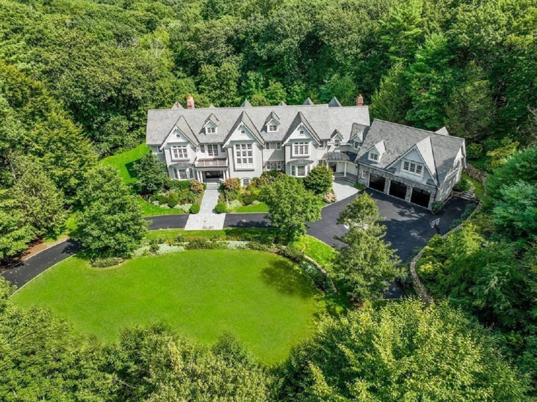 For $12.95m, a gated Weston mansion with 6 fireplaces